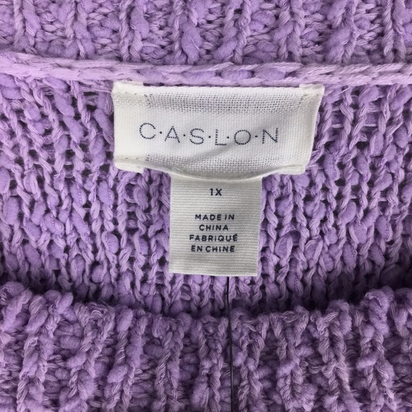 Caslon Button Shoulder Boat Neck Sweater - Picture 7 of 7